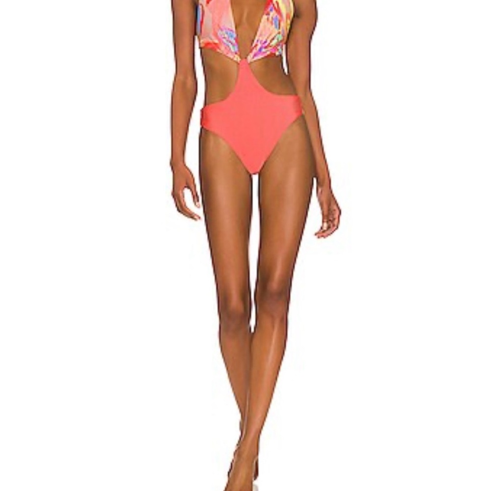 New one piece swim suite with cover up skirt